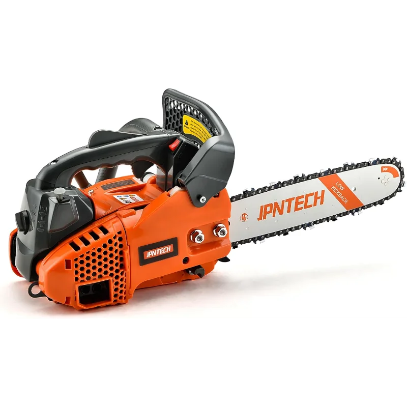 

Gas Chainsaw 12 Inch Top Handle Chainsaw 25.4CC 2-Cycle Handheld Cordless Petrol Portable Gas Powered Chain Saw for Tree Wood