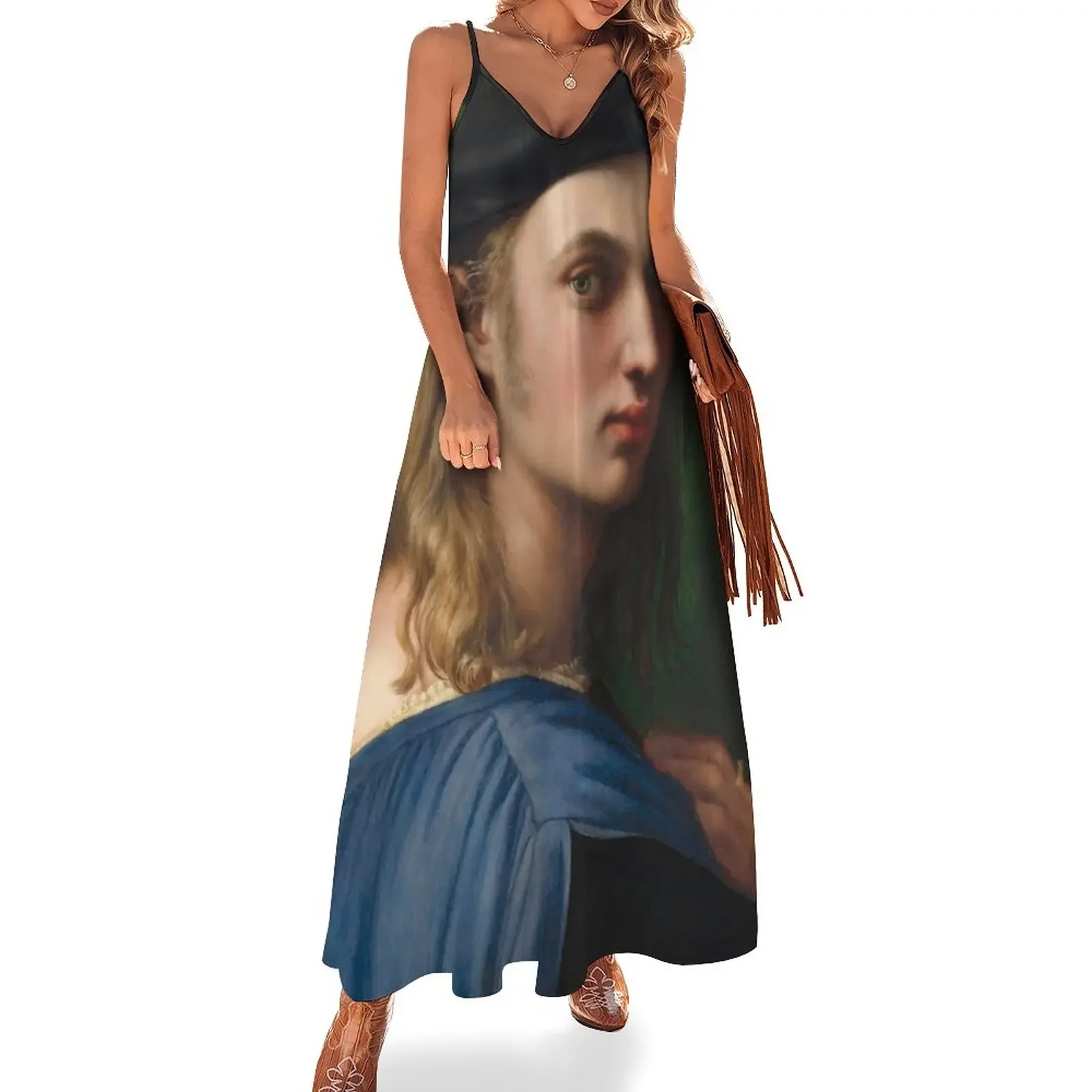 

Renaissance Art Raphael's Bindo Altoviti (ca. 1515) Sleeveless Dress Women dresses summer Women's evening dress clothes Dress