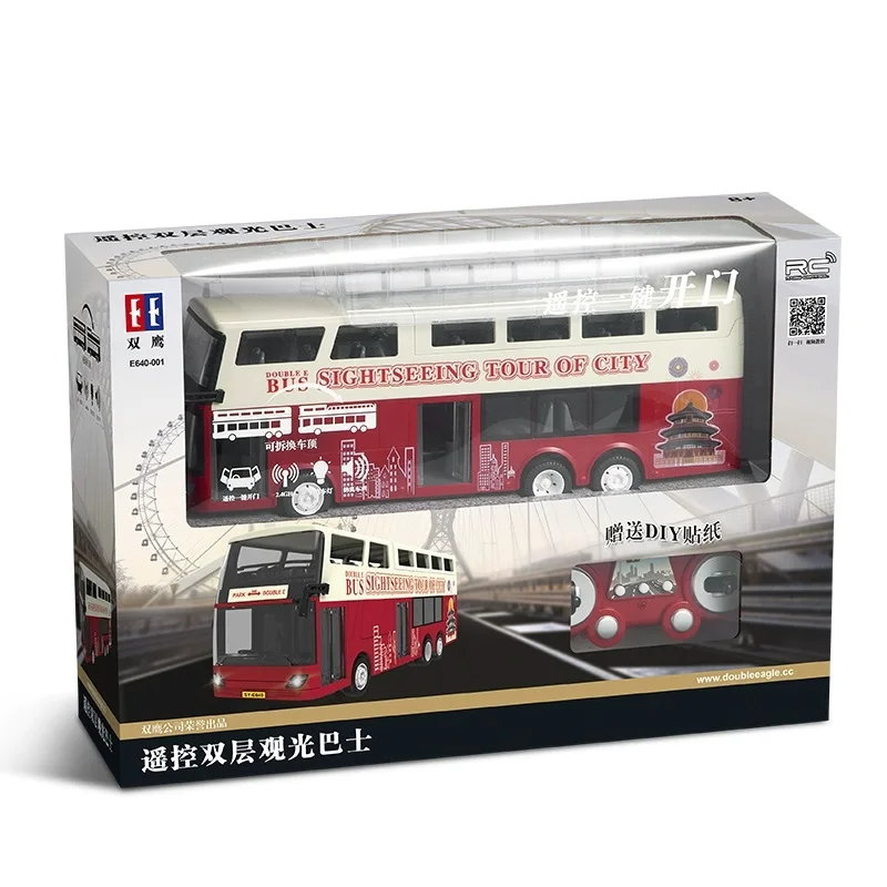 e6401-18-autobus-de-tourisme-en-alliage-modele-doublee-autobus-de-tourisme-a-double-etage-haute-imitation-double-porte-ouvrable-d'une-seule-touche-avec-eclairage