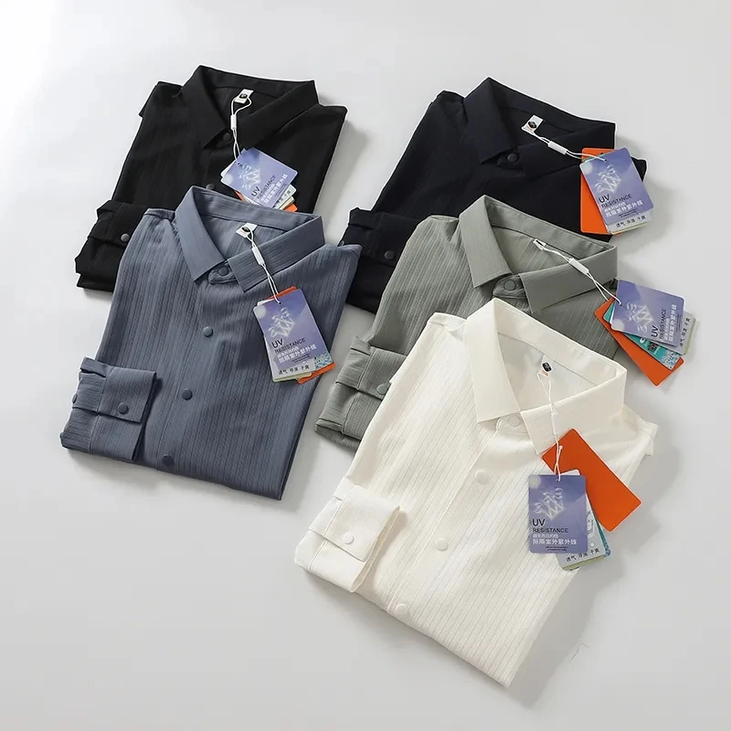 

Мужская рубашка Quali Long Sve из премиальной ткани, не требующая глажки, однотонная, деловая, повседневная, с защитой от сминания.