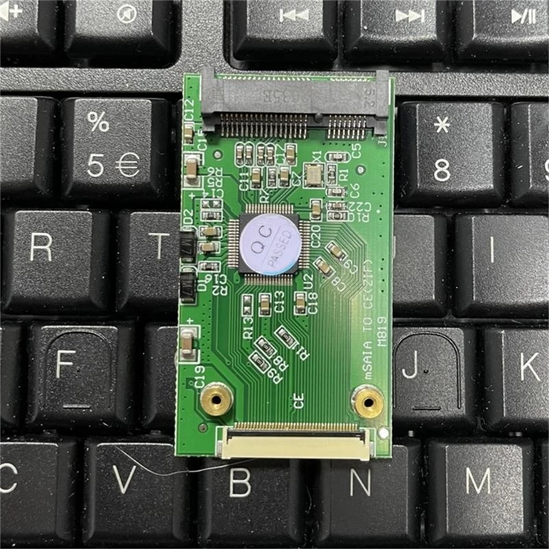 2023 New mSATA SSD to CE ZIF Adapter Mini PCIE mSATA SSD to 40Pin 1.8