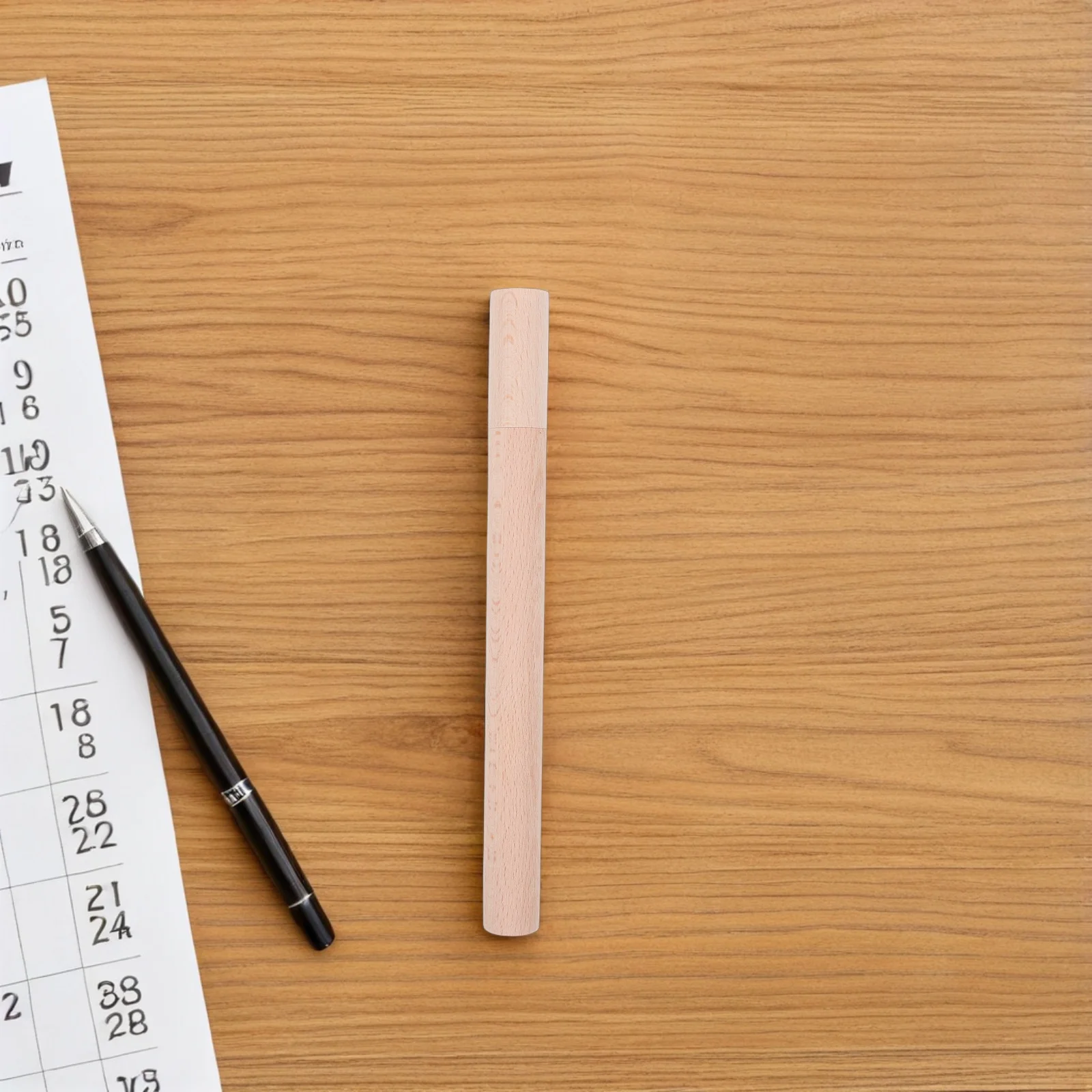 أنبوب أسطواني خشبي لملصقات البريد والوثائق والمخططات الفنية وحماية تخزين العمل والشحن والاستخدام المنزلي والمكتب