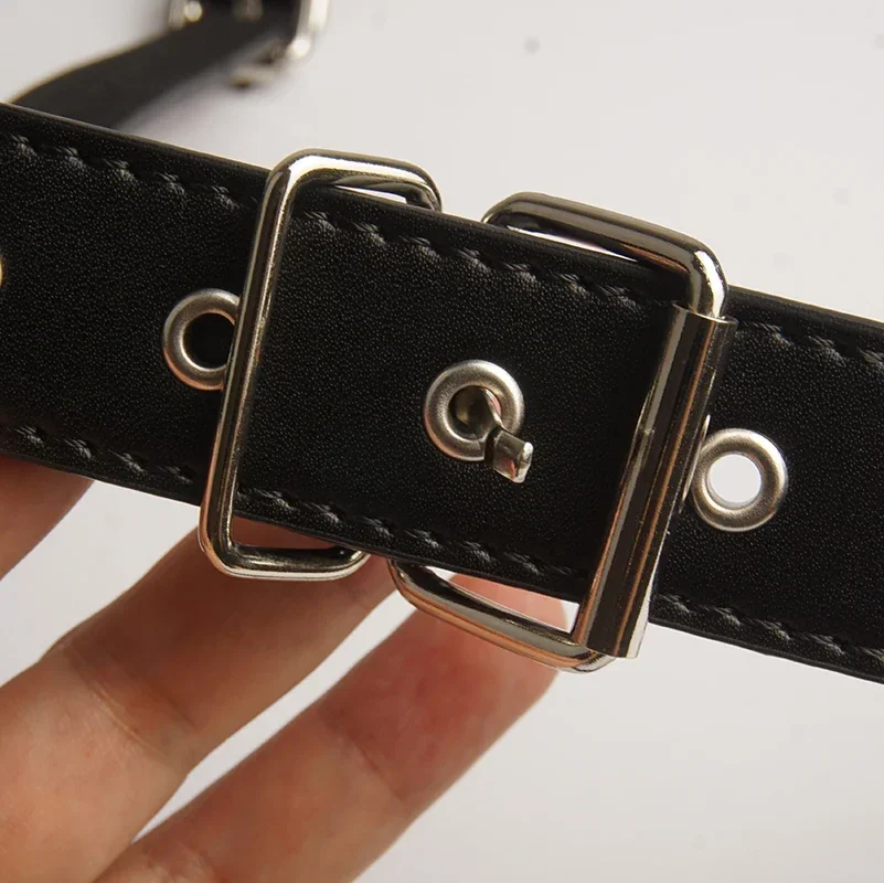 حزام النشوة الجنسية القسري للعفة 2025 للهزاز، حزام عبودية من الجلد، مدلك عصا سحرية قضيب جلدي، ألعاب جنسية للنساء #4