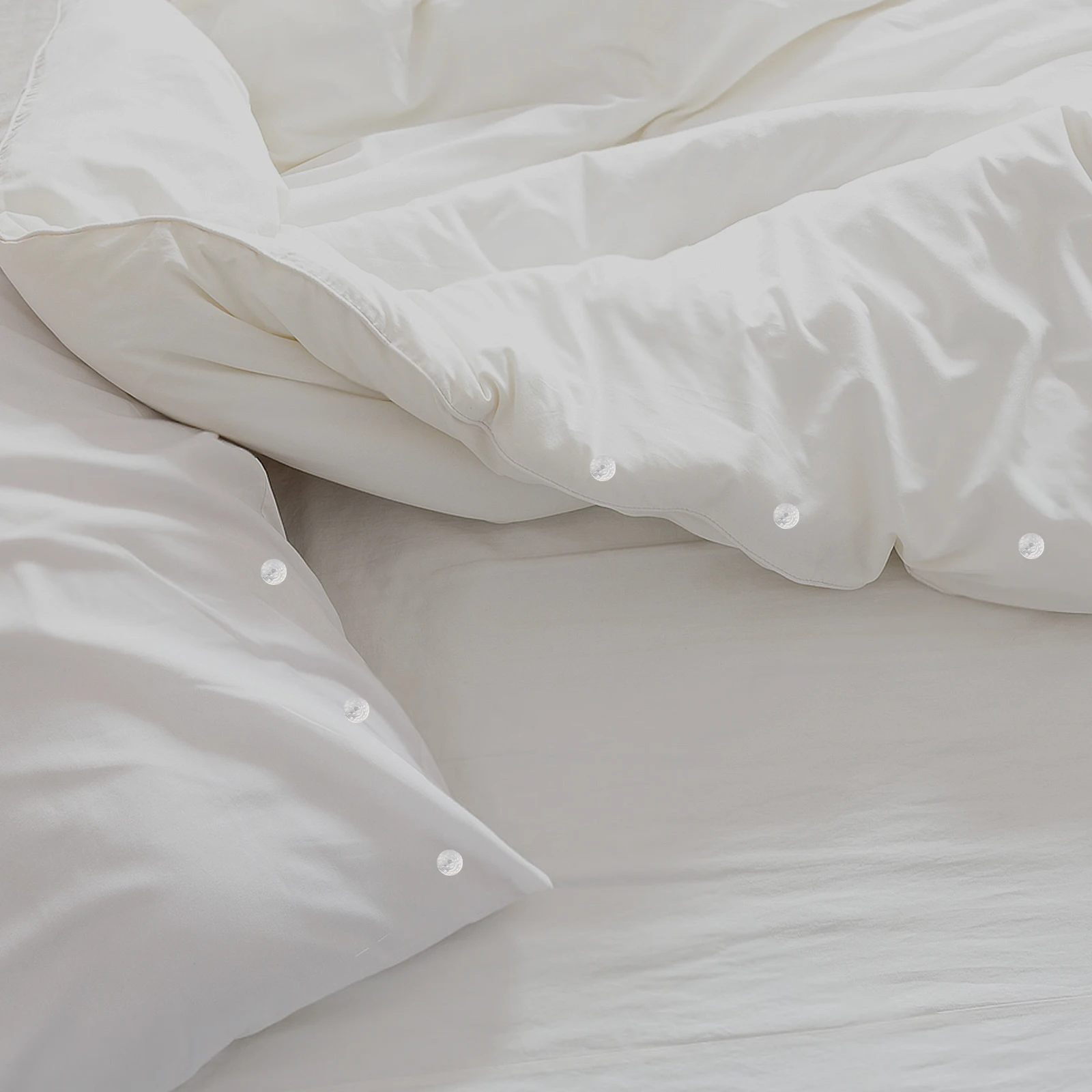 

50Pcs Transparent Spiral Nails Decorative Twist Pins for Furniture Bedding Accessories Slipcovers Upholstery Tacks