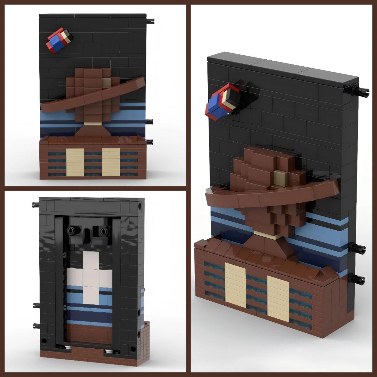 سلسلة حرب الفضاء الإبداعية مشهد قصة الفضاء اللبنات MOC كوكب بطاقة بريدية يومية نموذج ألعاب ألغاز للأطفال هدية عيد ميلاد