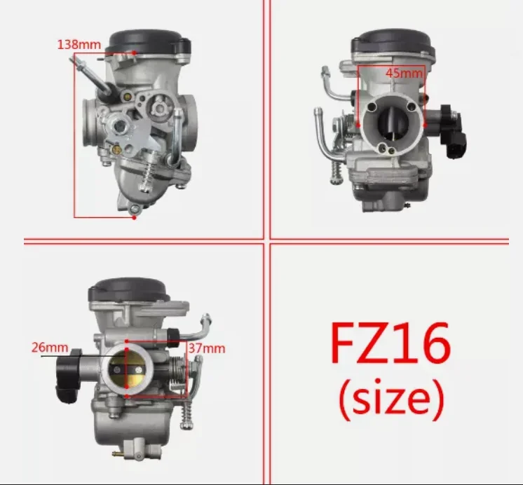 Fit for Yamaha FZ16 BYSON FZS SZ16 BYSON Fzs Fazer v1 FAZER150 Carb EU quality motocycle Carburetor 26mm  factory direct-selling