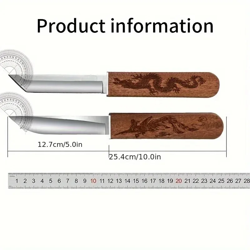 High-grade seiko Longfeng double knife  multi-functional portable fruit knife sharp high hardness kitchen only