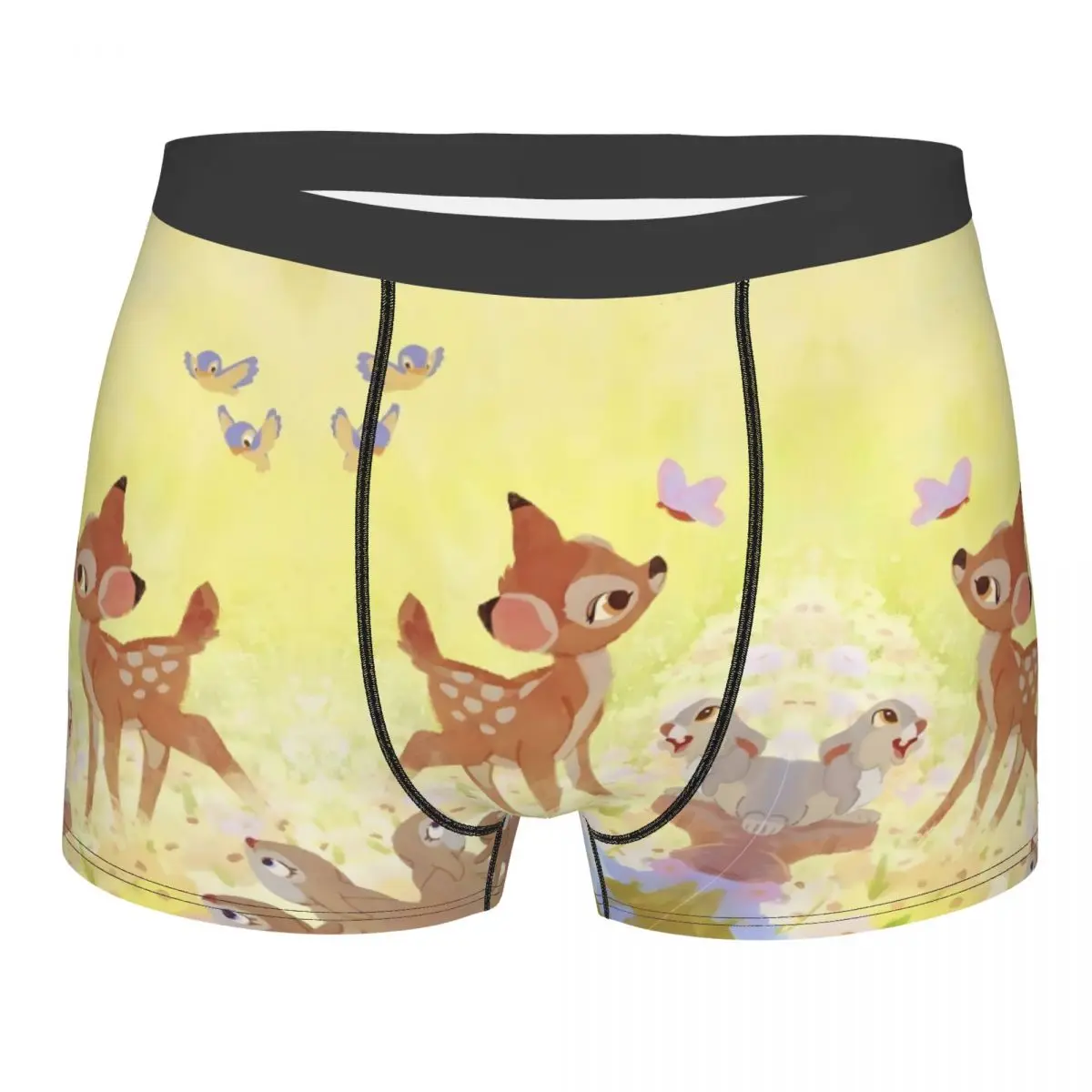 

Customized Cool Bambi Boxers Shorts Panties Men's Underpants Stretch Classical Printing Animal Briefs Underwear