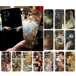 Phone Case for Samsung S24 S23 S22 S21 S20 Ultra S20 S22 S21 S10E S20 FE S24 Plus Renaissance art Painting Case