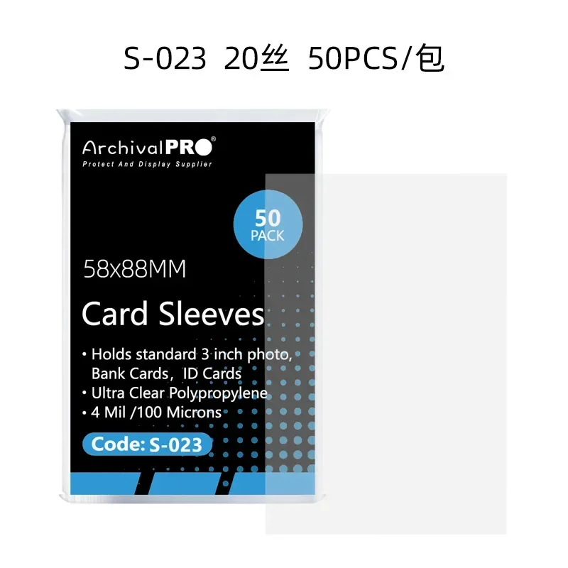 50/100 pçs coreia cor cartão mangas jogo de cartas de comércio ácido claro livre-sem cpp duro 3 Polegada photocard protetor holográfico álbum de filme