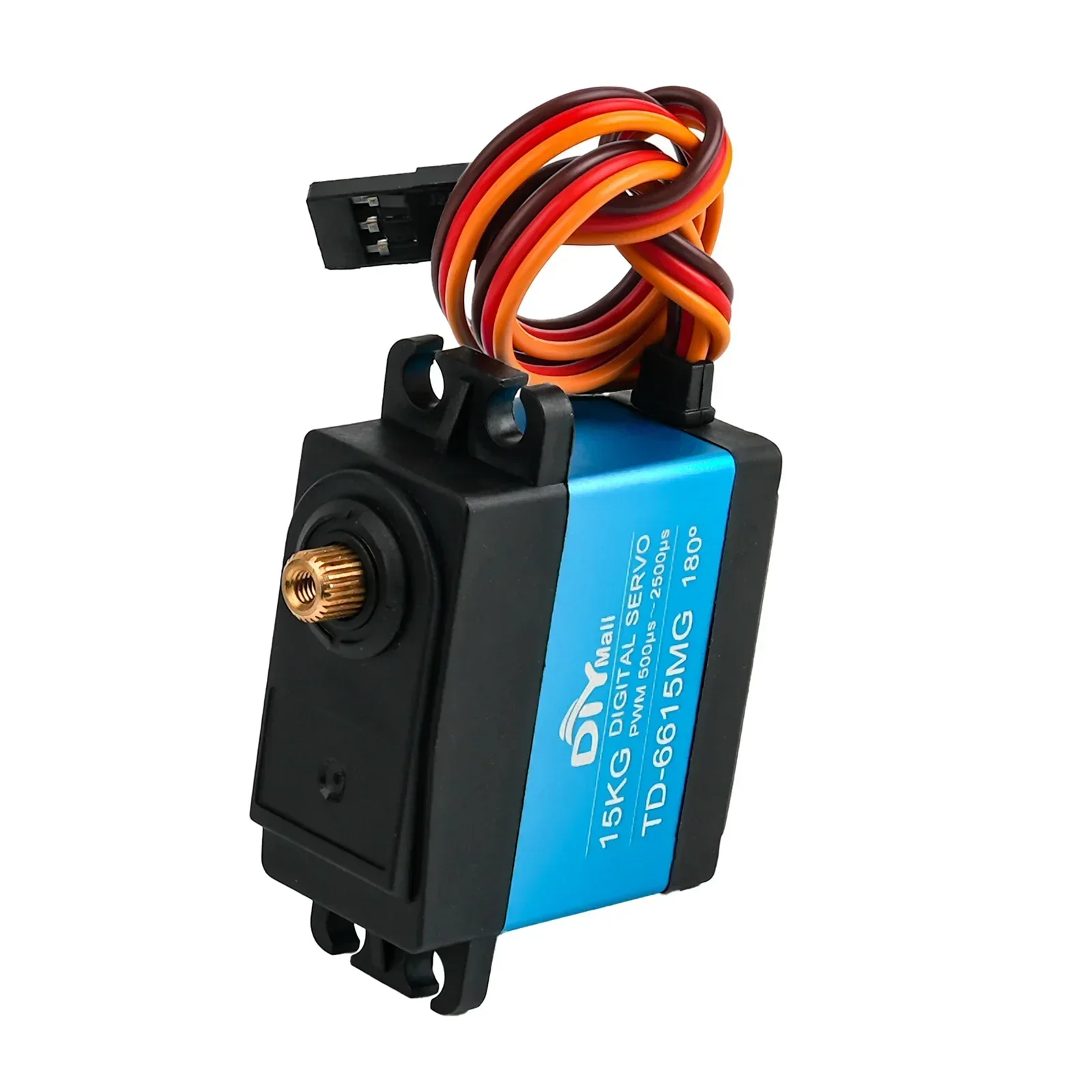 15kg padrão digital rc servo TD-6615MG 180 graus 25t metal engrenagem motor baja servos para rc modelo carros rastreador braço robô