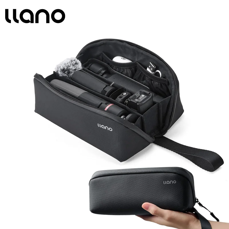 llano Osmo Pocket 3 Portable Protective Case Large Capacity Lightweight Travel Storage Bag for Camera Filters & Accessories