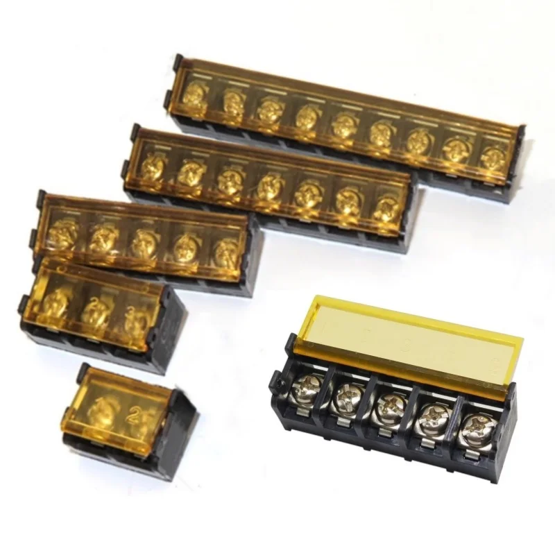 5-20pcs HB-9500 HB9500 9.5mm Pitch Terminal Block Connector with Cover Barrier Type with Cover Power 2/3/4/5/6/7/8/9/10Pin