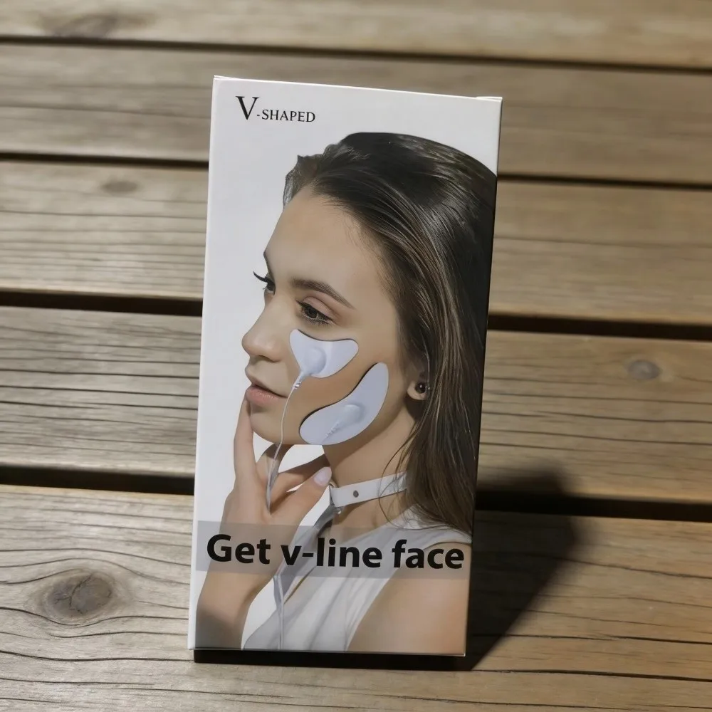 الكهربائية EMS مدلك الوجه USB شحن رفع ثبات شد الوجه جهاز تحفيز العضلات شد الجلد على شكل حرف V أداة الوجه #4