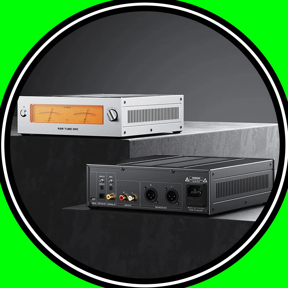 

FiiO WARMER R2R Tube DAC/Amp, Fully Balanced 24Bit R2R Architecture, JJ E88CC Tube Buffer, USB/Optical/Coaxial Inputs