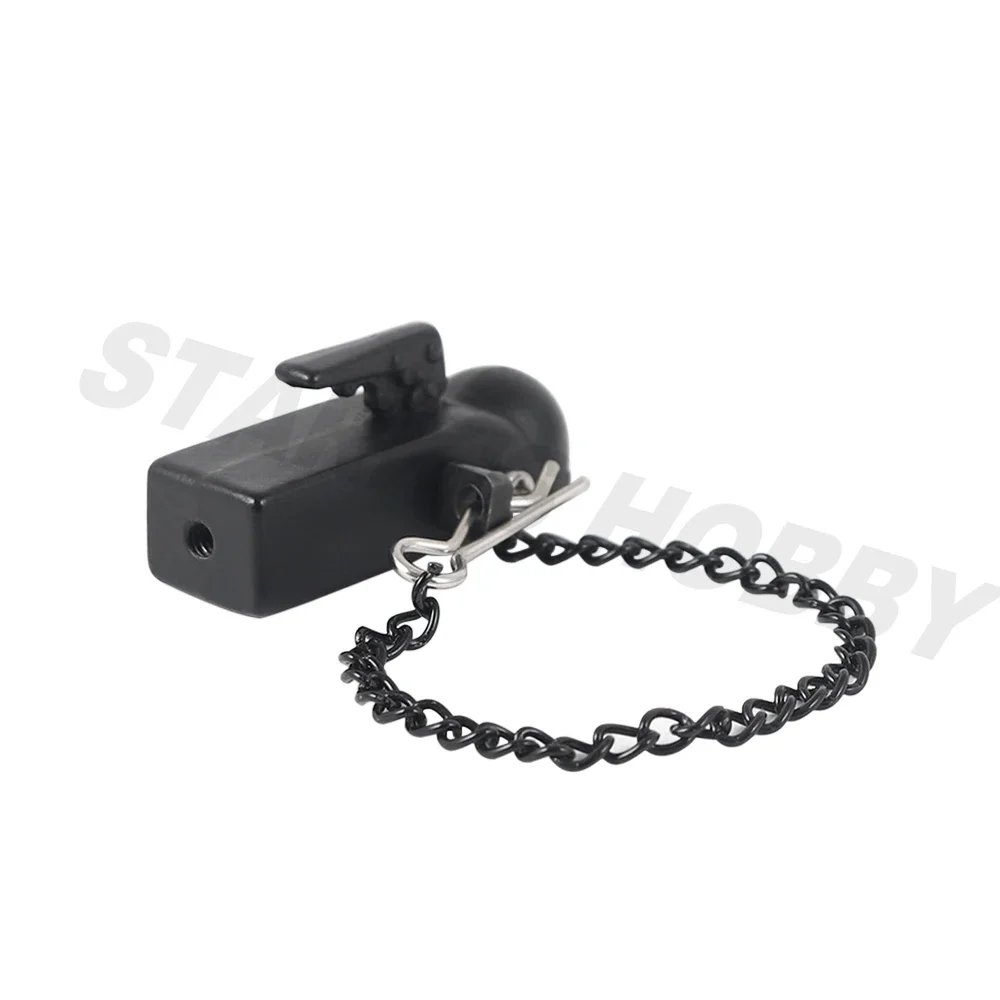 Metal Adjustable Trailer Hitch Mount for 1/10 RC Crawler TRX4 Axial SCX10 90046 Redcat GEN 8 Scout II CC01 TF2