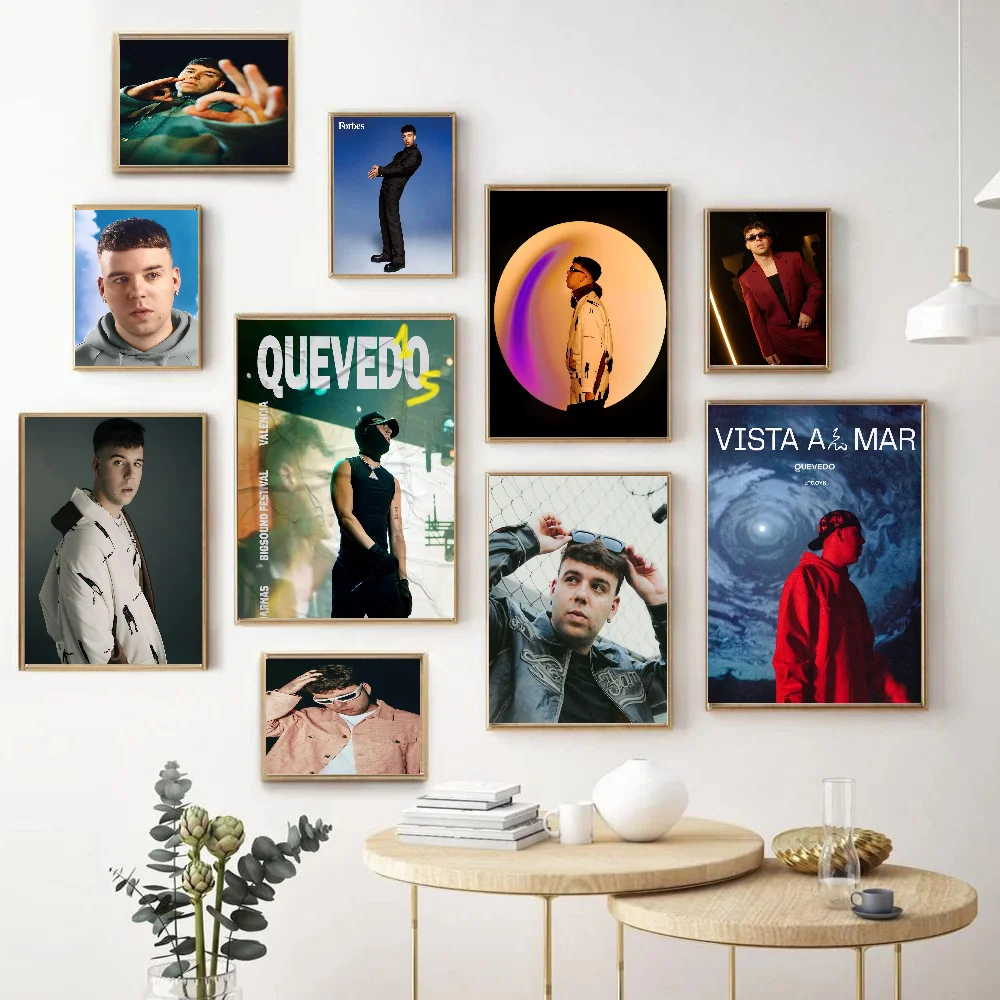 Nordic Pop Rapper Quevedo Music Album Self-adhesive Art Poster Whitepaper Prints Posters Artwork Aesthetic Art Wall Painting