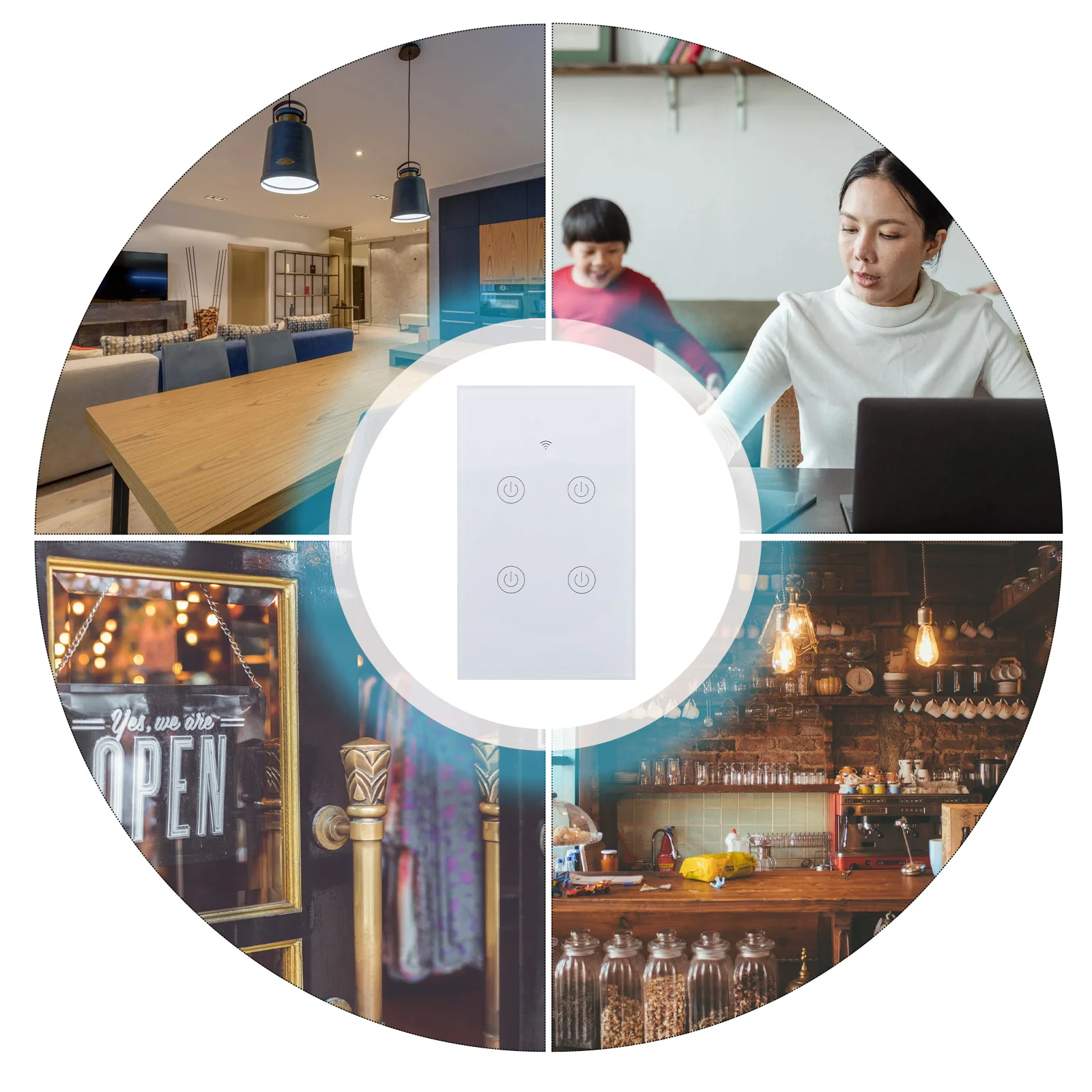 

Дистанционный сенсорный экран, управление приложением, Wi-Fi, Wi-Fi, вилка