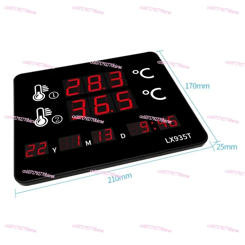 

High-Temperature Resistant Digital Dual Display for Swimming Pool, Sauna and Spa LX935T