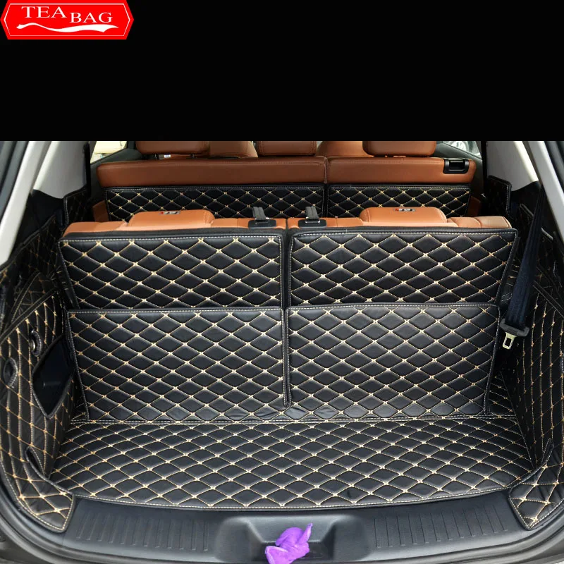 For Changan cs95 2017-2023 Car Styling Trunk Protection PU Leather Mat Catpet Interior Modification Cover Part Accessories