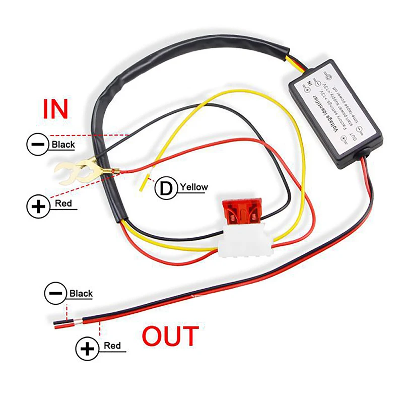 Controller Auto Car LED Daytime Running Light Relay Harness Dimmer On/Off Fog Light Controller