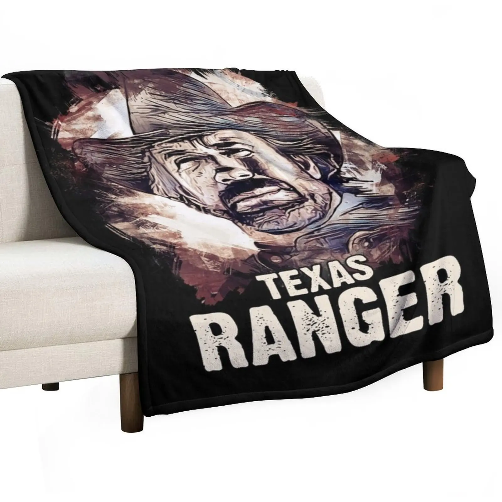 

CHUCK - The Legendary Texas Ranger Throw Blanket Retros manga Blankets Sofas Of Decoration Giant Sofa Blankets