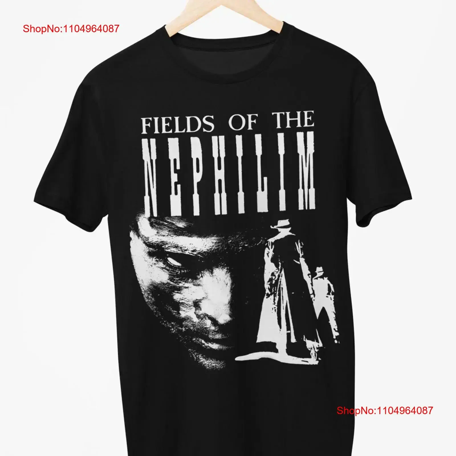 

Fields of the Nephilim black cotton T shirt up to 5XL 5 styles vintage Washed Top For Everyday Wear Comfortable Stretched