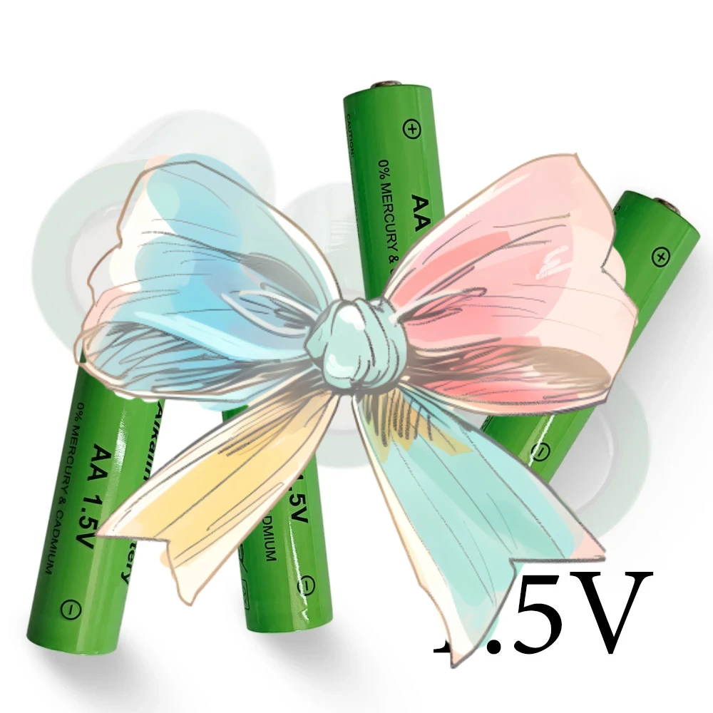بطارية قلوية قابلة للشحن AA 1.5 فولت 3000 مللي أمبير/1.5 فولت مصباح يدوي ألعاب ساعة مشغل MP3 استبدال البطارية #1