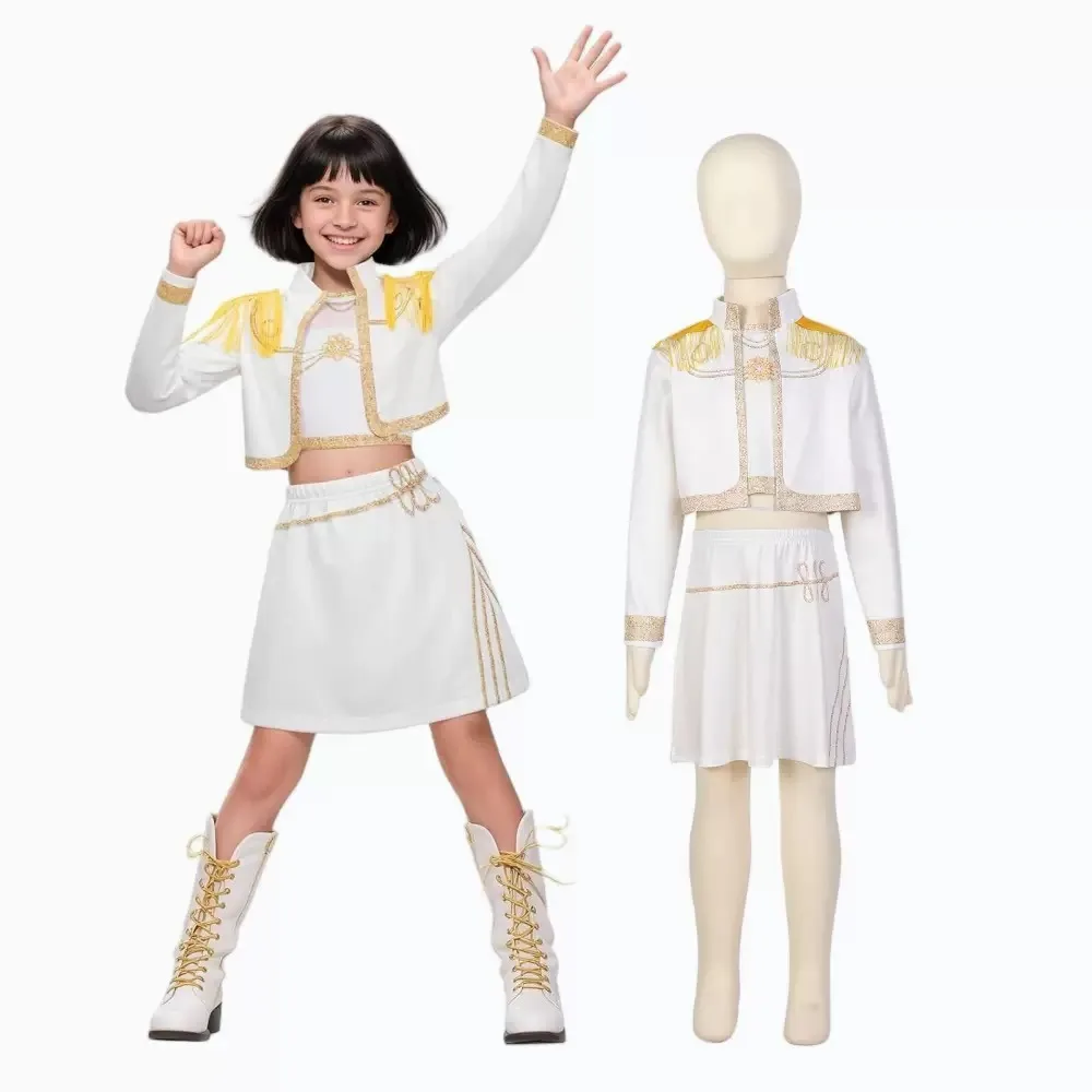 الفتيات زوي تأثيري فتاة مجموعة رومي الاطفال زي ميرا الزي المفضل مرحلة الأداء الملابس هالوين الرسوم المتحركة فيلم اللباس #5