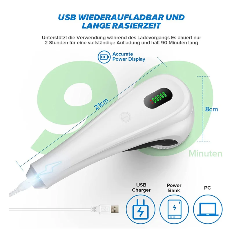 A20M 2X электрическая бритва для ворса, USB аккумуляторная бритва для удаления ворса для различных тканей, резак для ворса, идеально подходит для семьи