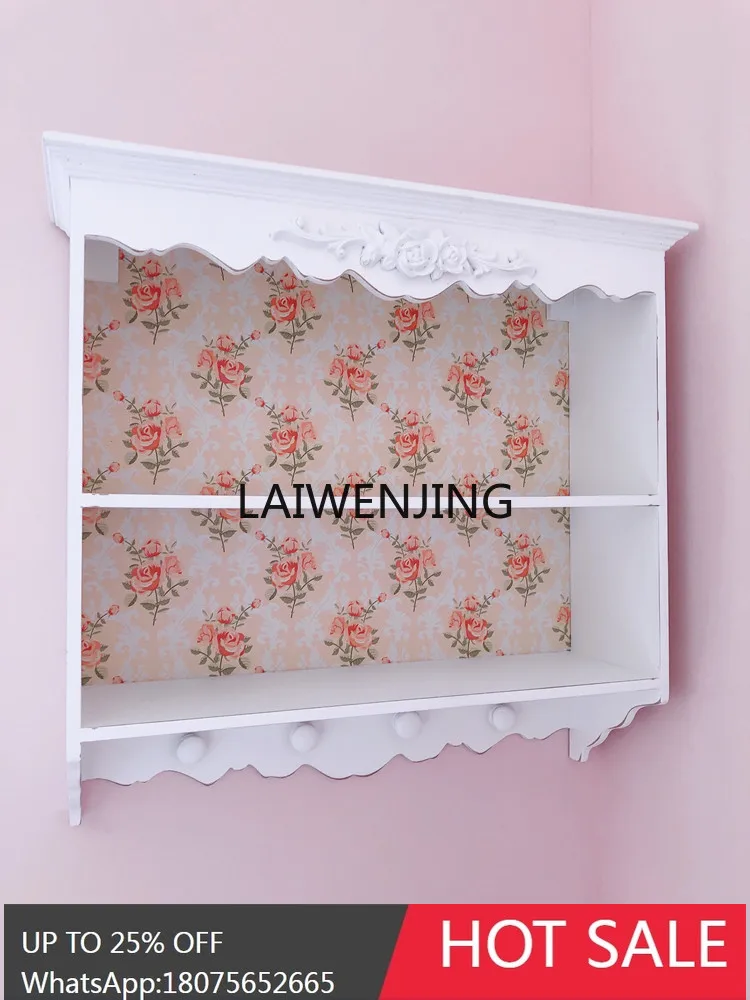 

SGF Vintage Wall Rack Entrance Bedroom Kitchen Storage Shelf