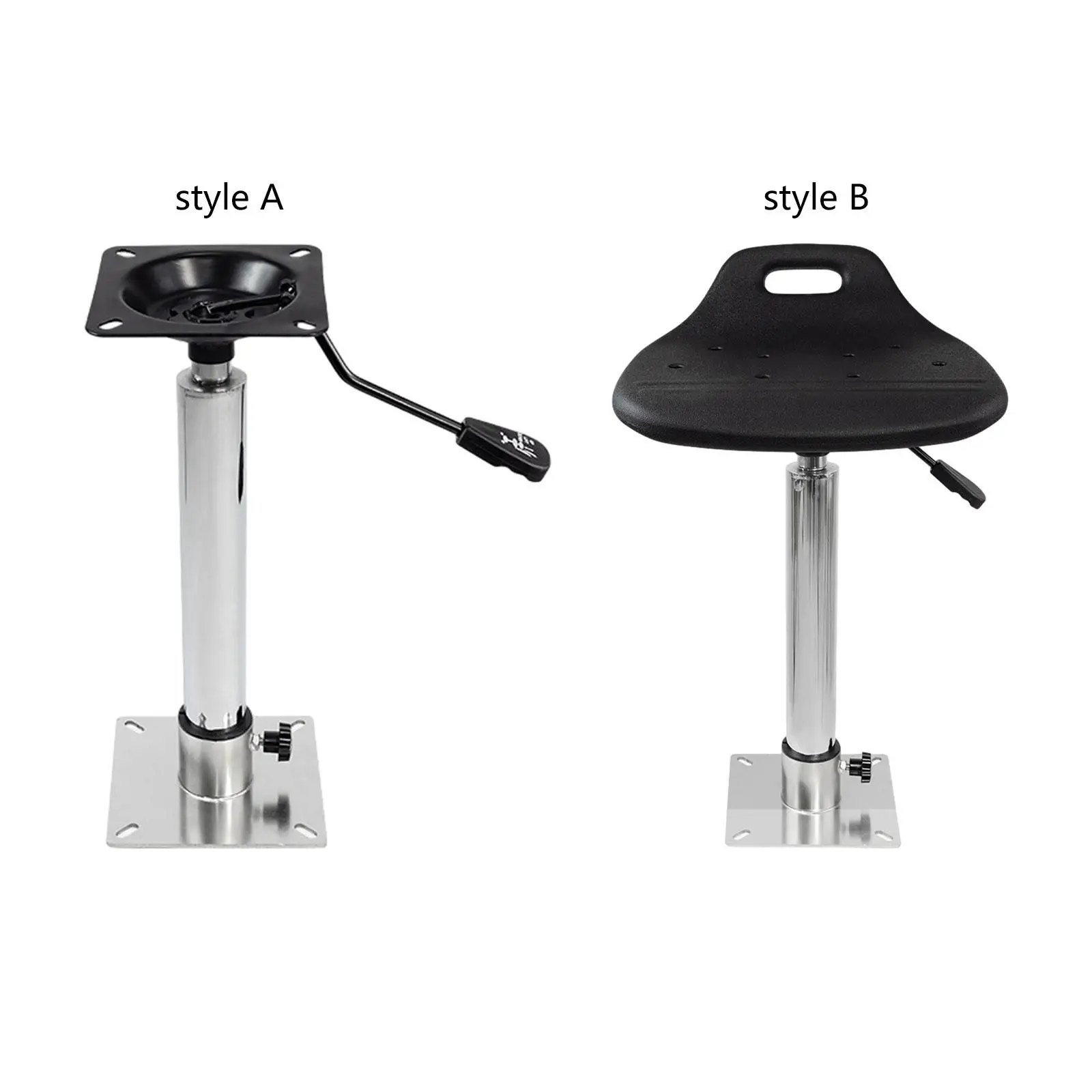 

Boat Seat Mount Base Professional Sturdy Manual Stainless Steel Marine Chair Base Boat Seat Pedestal Mount Lifting Seat Pedestal