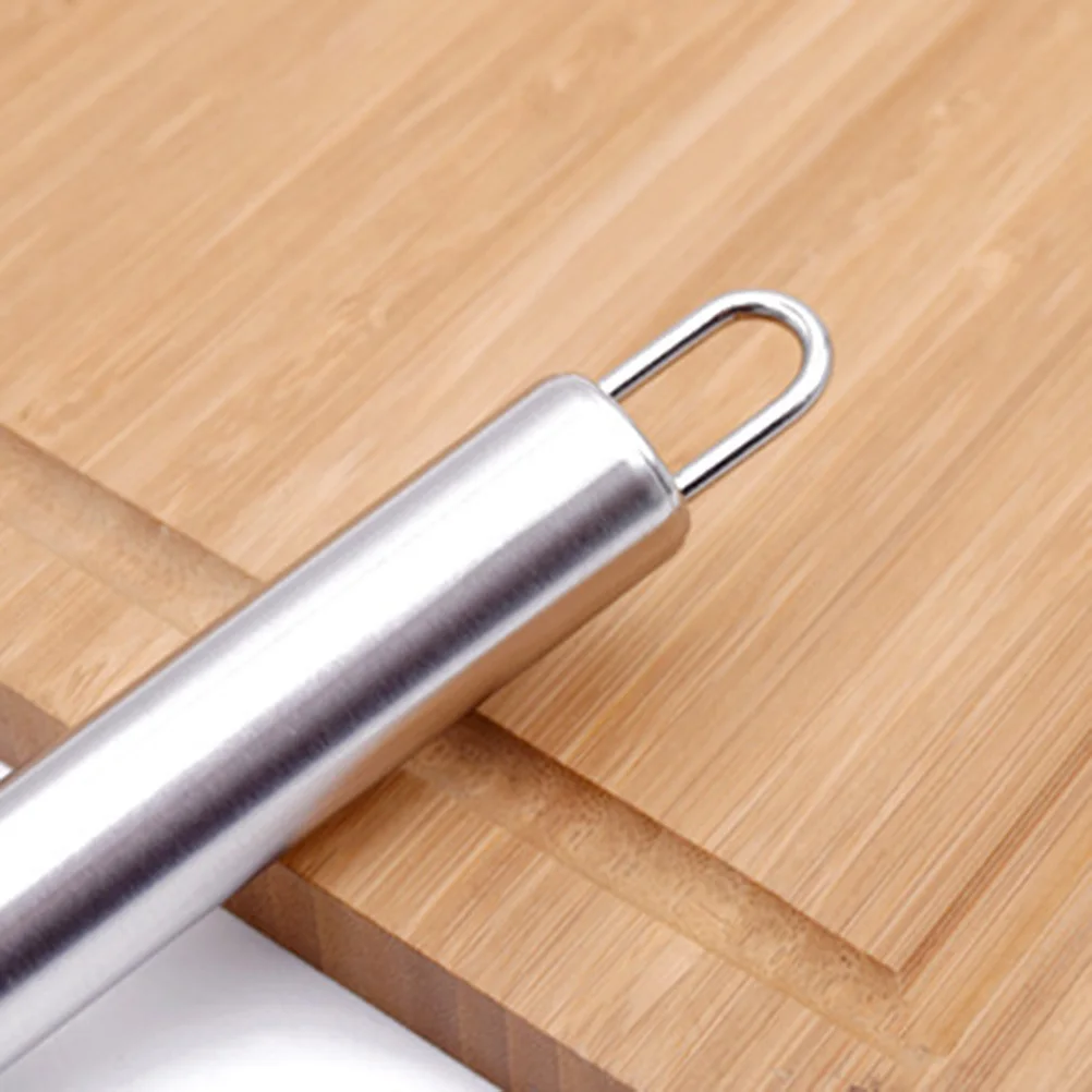 

Premium Stainless Steel Orange Peeler Lemon Zester Fruit Tool Satin Grip Handle Built-in Channel Garnish Twists Home Bar