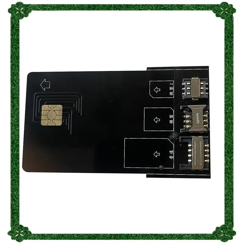 Convertitore scheda SIM scheda riser con consegna in 24 ore su IC smartcard per scheda Micro SIM standard e scheda Nano Sim