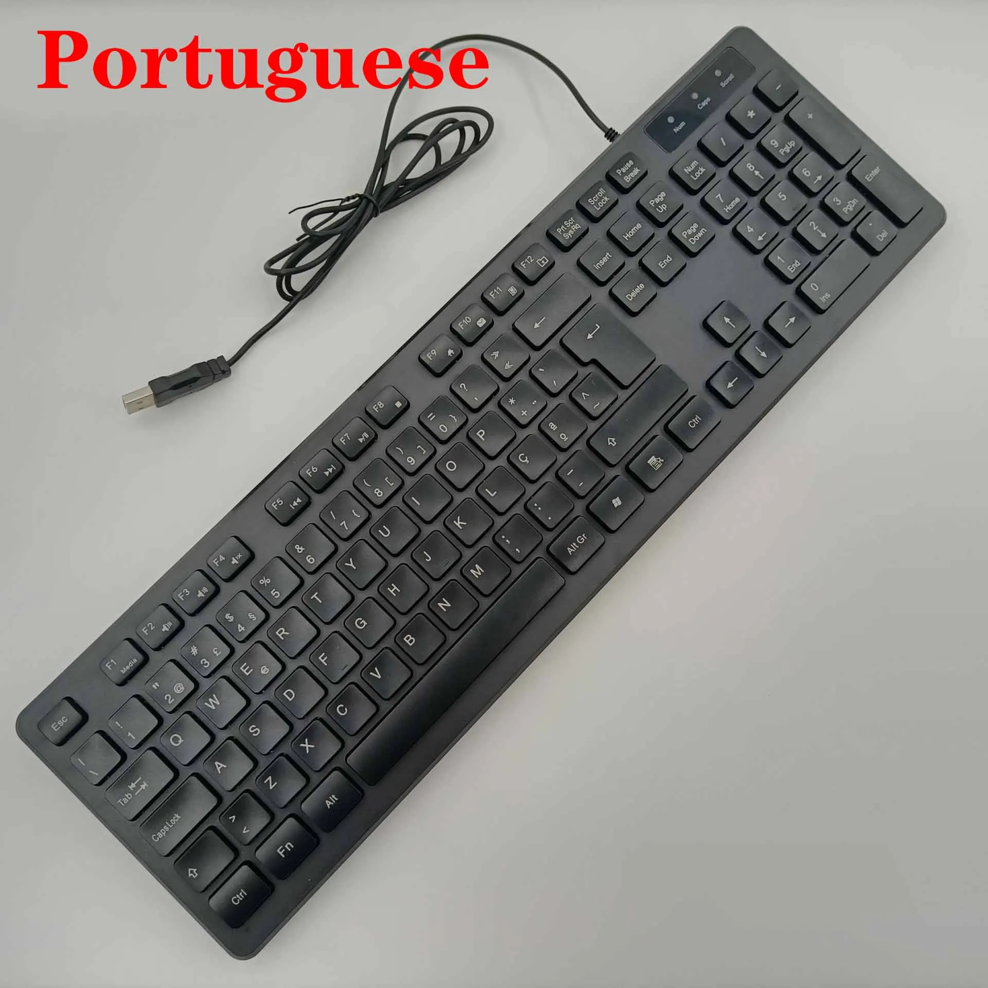 Russian, Arabic, French, Italian, German, Spanish, Portuguese, English, wired keyboard USB