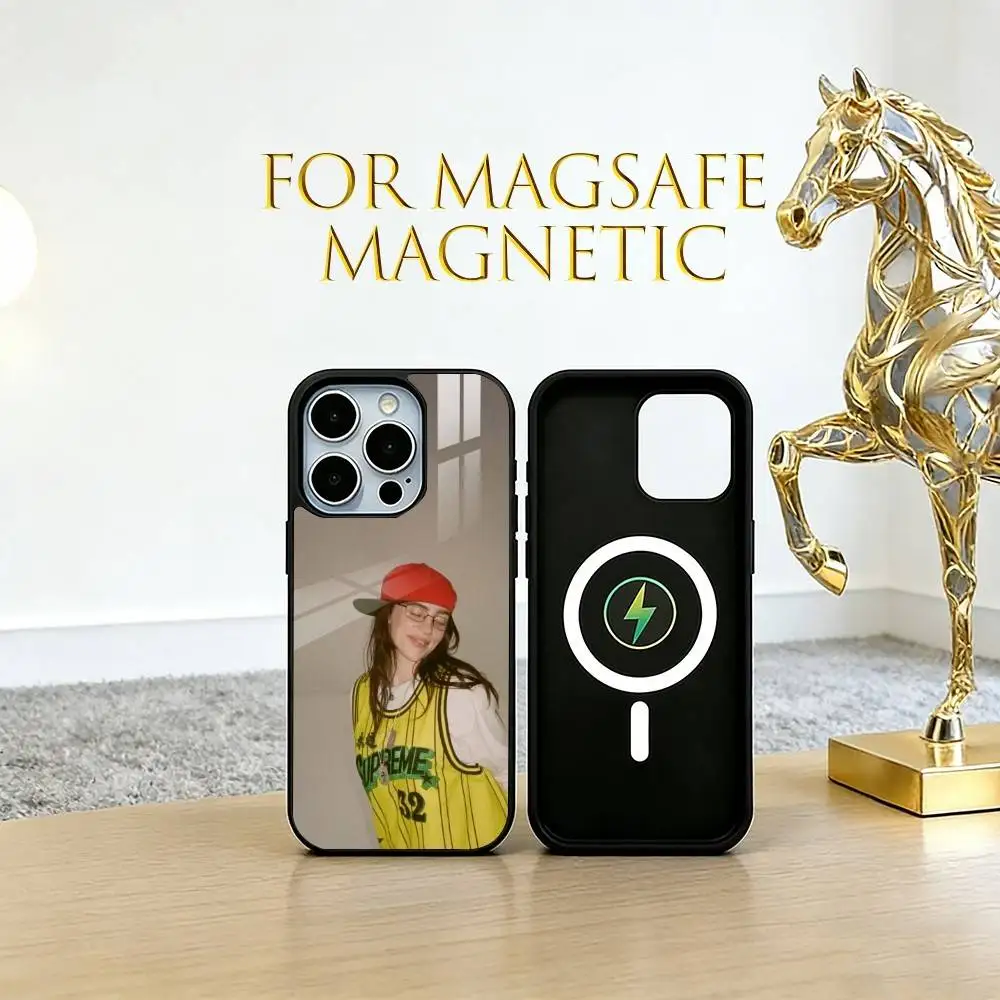 Hot LUNCH B-BILLIES SINGER  Phone Case For iPhone17,16,15,14,13,12,11 Plus,Pro Magnetic with Magsafe Wireless Charging