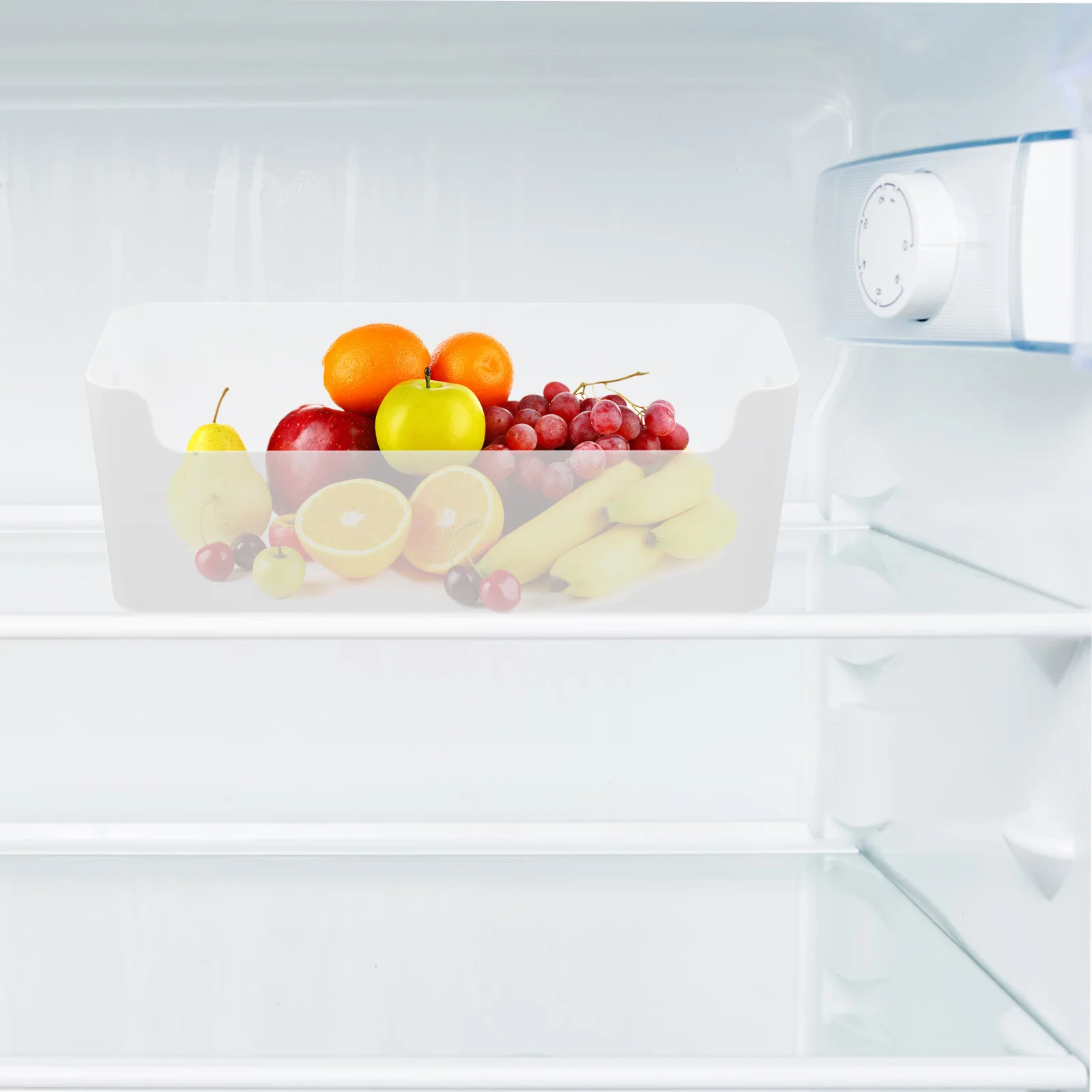 

3Pcs Fridge Organizer Clear Egg Holder Plastic Storage Bin for Refrigerator Egg Holder Clear Organizing Bins Fridge Organizer