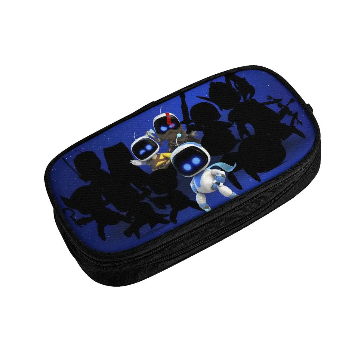 Custom Game A-Astros Kawaii Pencil Case Boy Girl Large Capacity Space Robot Design Pencil Box Students Stationery