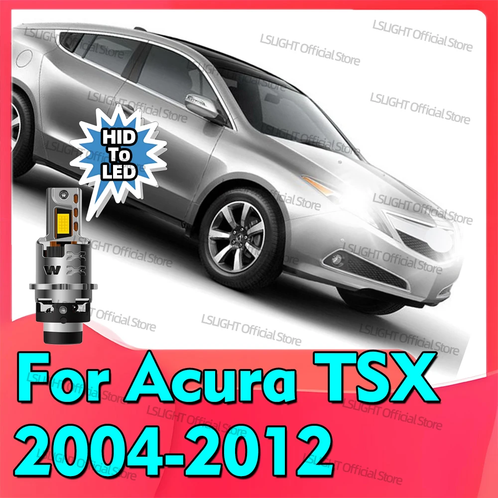 

2x автомобильные фары D2S D2R HID для светодиодных автомобильных фар 12 В 6000 К для Acura TSX 2004-2012 2005 2006 2007 2008 2009 2010 2011