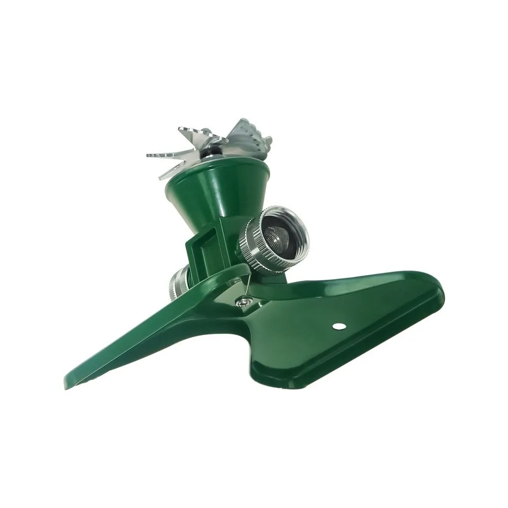 Lawn Sprinkler Made of Metal with 360 Degree Continuous Rotation for Even For Garden and Yard Irrigation Coverage