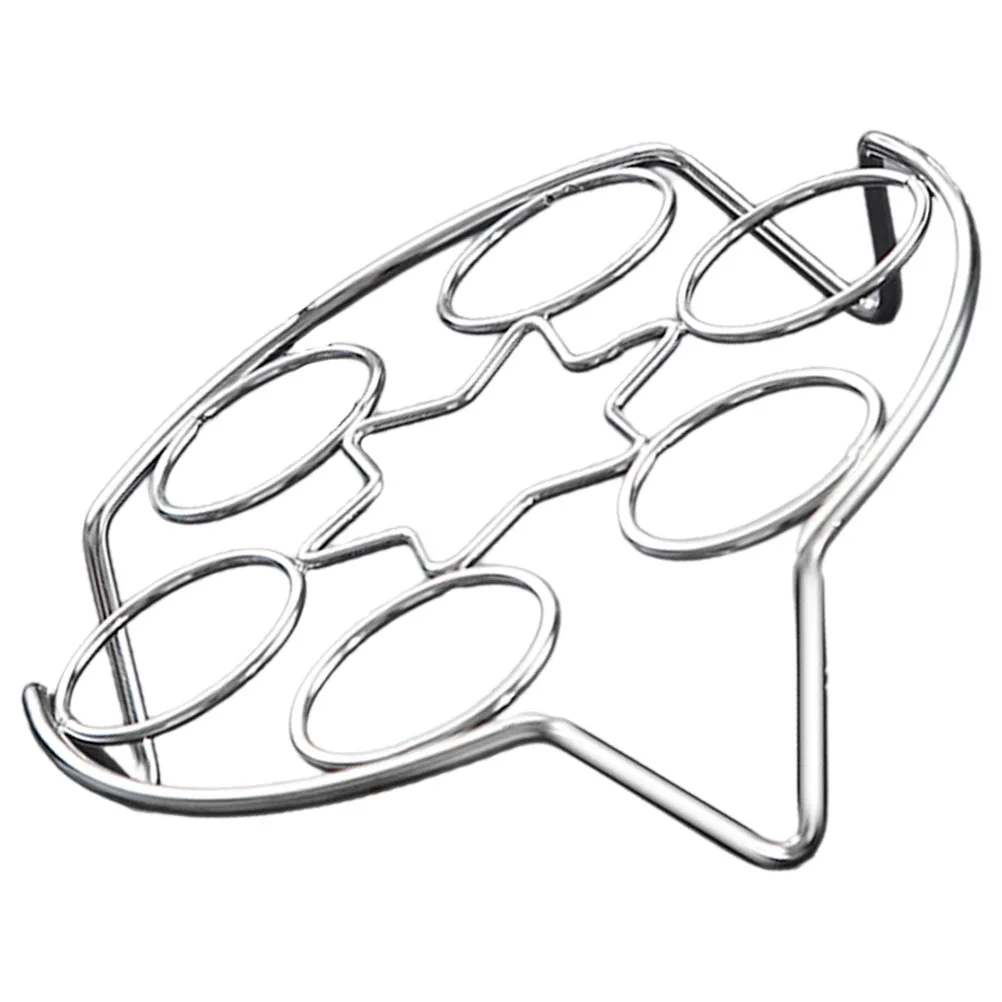 

Stainless Steel Egg Steamer Rack Multipurpose Cooking Holder Porous Kitchen Boilers Heat Resistant Tray For Pot Easy Clean
