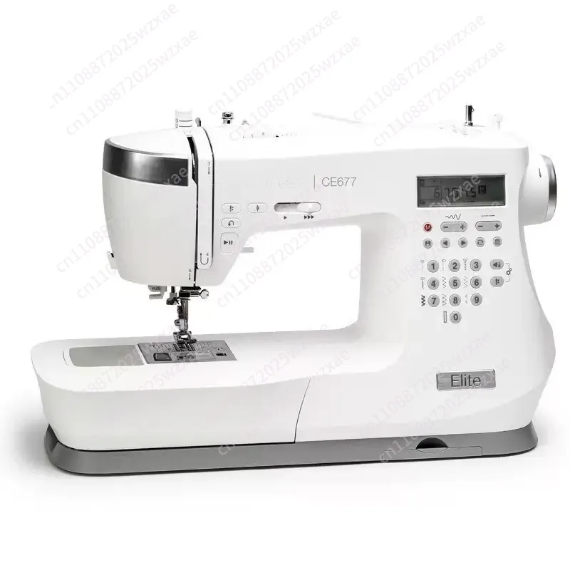 

Швейная и квилтинговая машина CE677 с комплектом аксессуаров, расширительным столом - 600 строчек и электронным автопилотным режимом