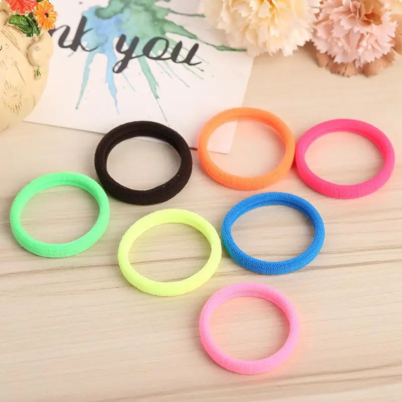 

10pcs of Cute Seamless Hair Band High Elastic Hair Ring Creative Hair Accessories