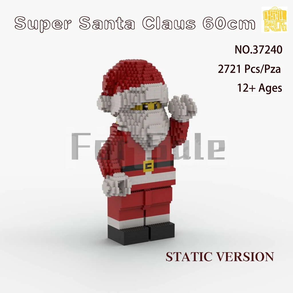 

Moc-37240 Super Santa Claus 60cm Model With PDF Drawings Building Blocks Bricks Kids Educational DIY Toy Birthday Christmas Gift