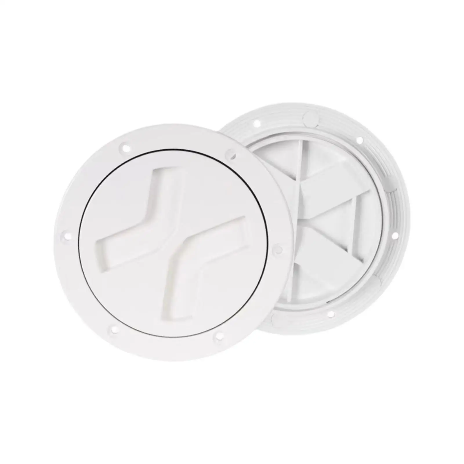 Round Non Slip Boat Inspection Hatch Deck Plate ABS Marine Access Cover Watertight Leakproof Replacement for Kayak Yacht view 2