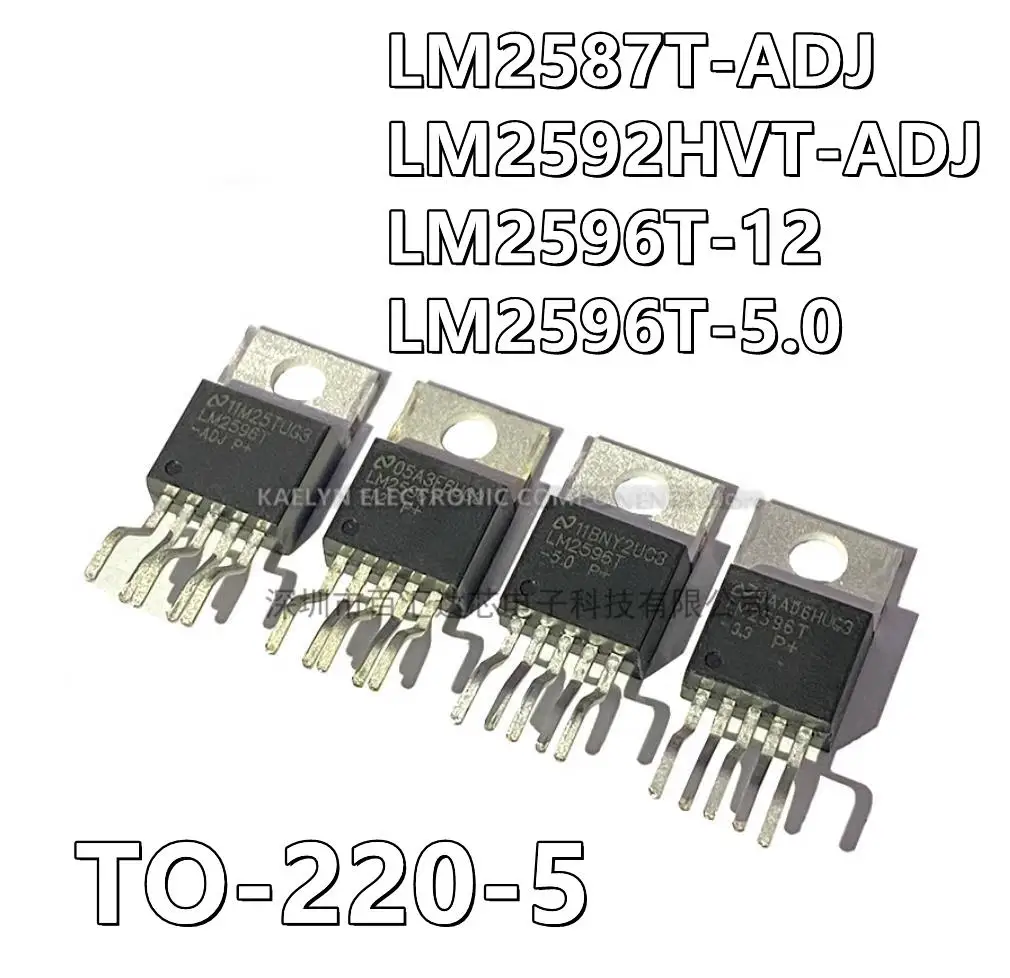 10Pcs/lot LM2587T-ADJ LM2587T LM2592HVT-ADJ LM2592HVT LM2596T-12 LM2596T-5.0 LM2596T TO-220-5