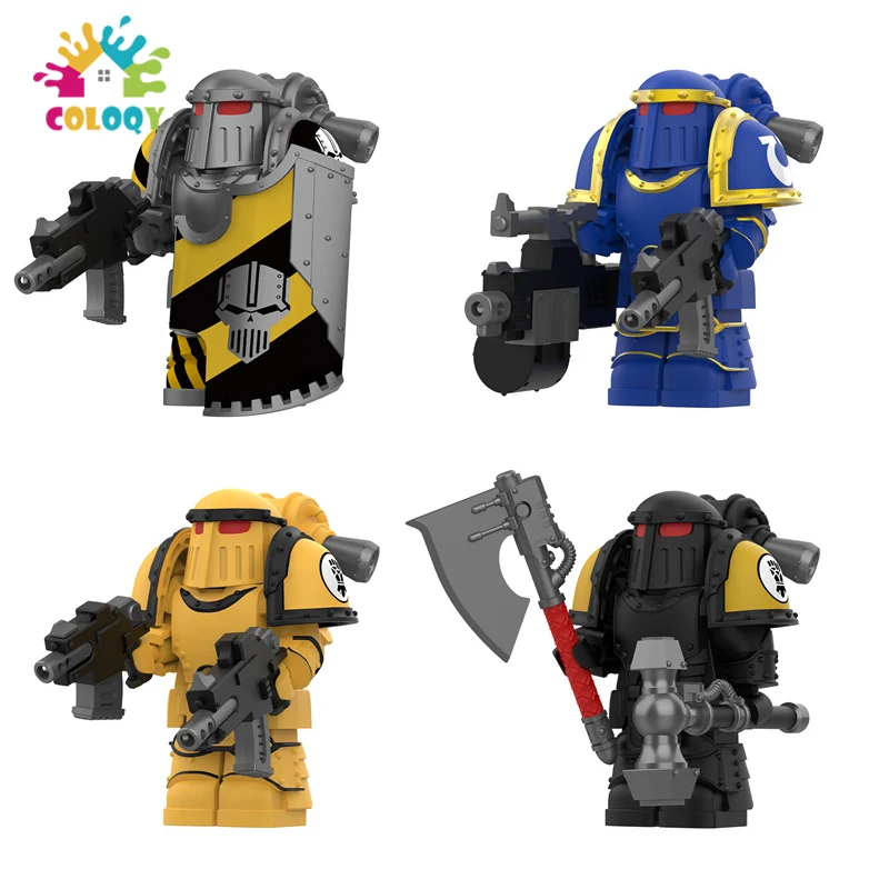 

New Kids Toys Steel Warrior Building Blocks Armor Soldiers Mini Action Figures Toys For Kids Birthday Gifts