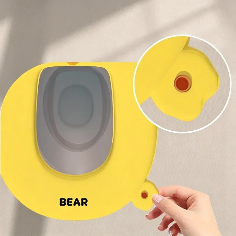 Little Bear EVA Waterproof Lavatory Decor Supplies Cartoon Fun Homestay Toilet Seat Covers No Need To Wash and Wipable Cushions