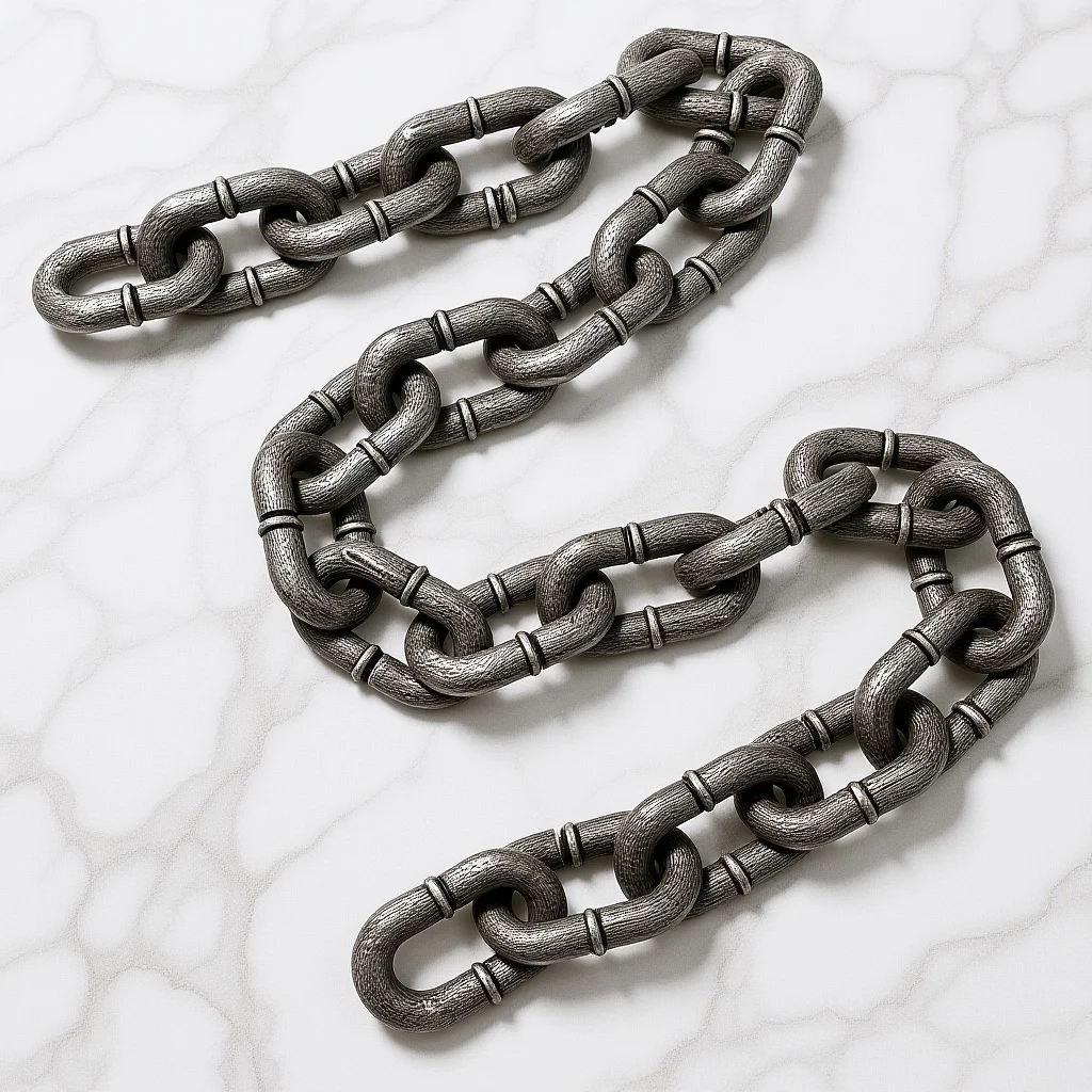 

Plastic Halloween Chain 1 Meter Long Festival Decorative Simulation Barrier for Party Prisoner Costume Accessory