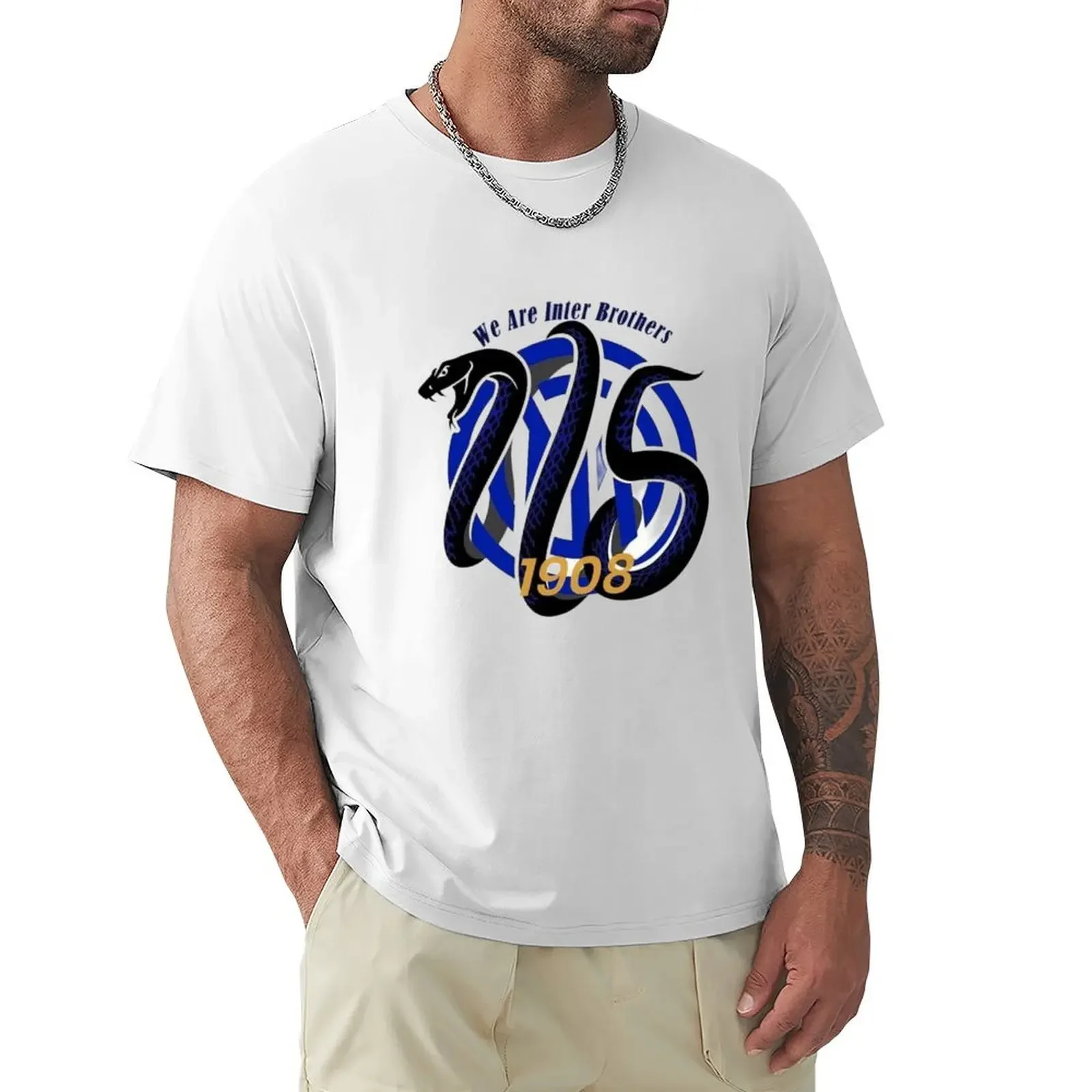 We are inter brothers T-Shirt tops cute tops boys whites customs plain black t shirts men